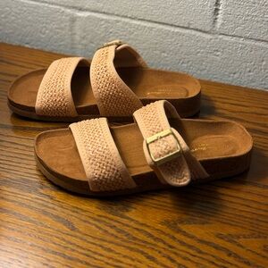 Avenue Cloudwalkers Lexi Raffia Sandals – Women’s 7W – New in Box